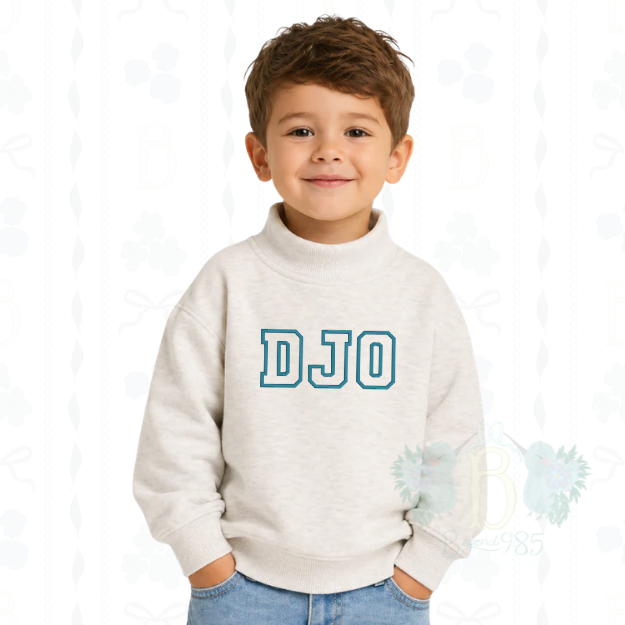 Sports Mock Neck | Monogram