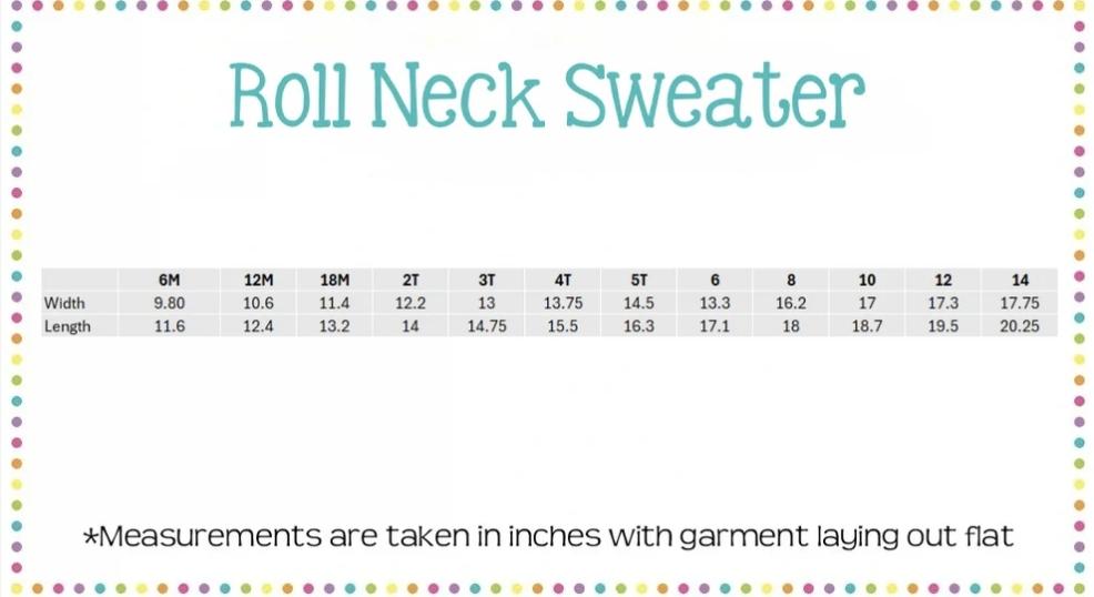 BIG SIS Roll Neck Sweaters