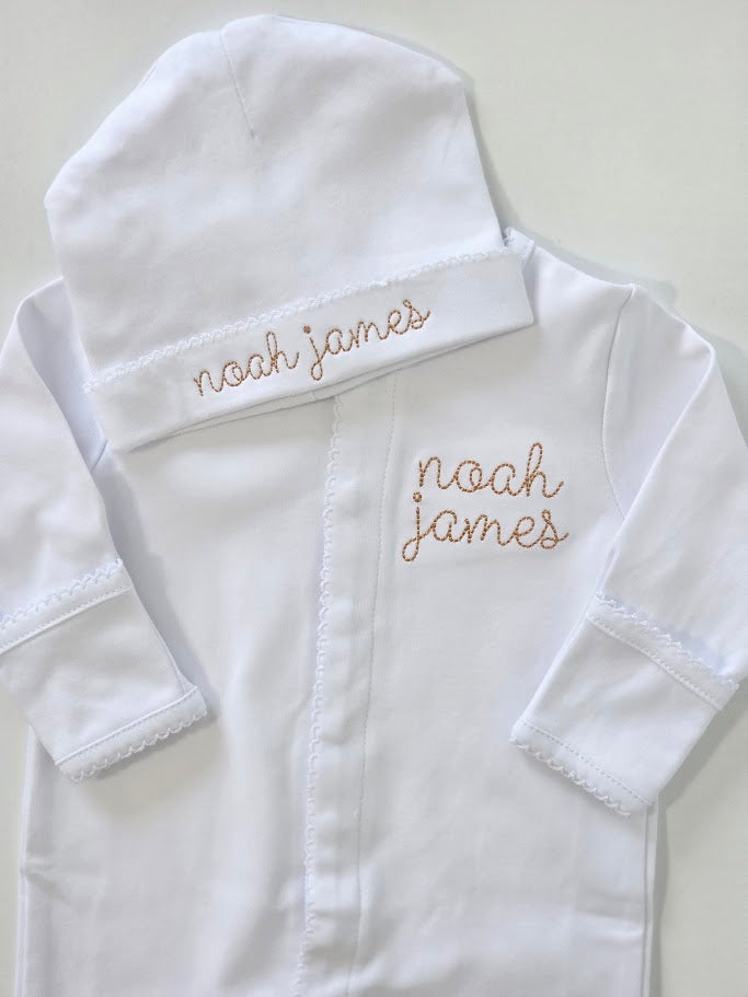 Newborn Footie - Made for the Minimalist Mom