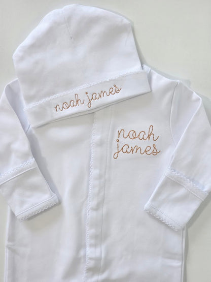Newborn Footie - Made for the Minimalist Mom