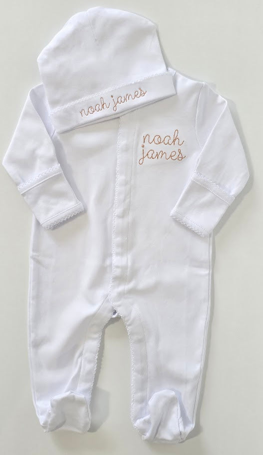 Newborn Footie - Made for the Minimalist Mom