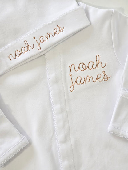 Newborn Footie - Made for the Minimalist Mom