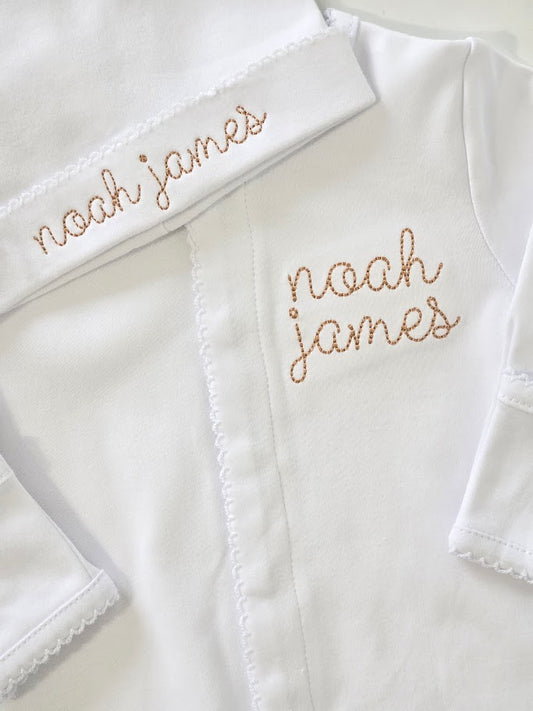Newborn Footie - Made for the Minimalist Mom
