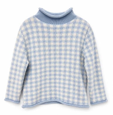 Roll Neck Gingham Pre-Order (HJ)