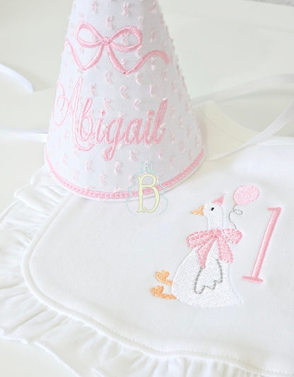 1st Birthday Bib | Matches Your Party Theme