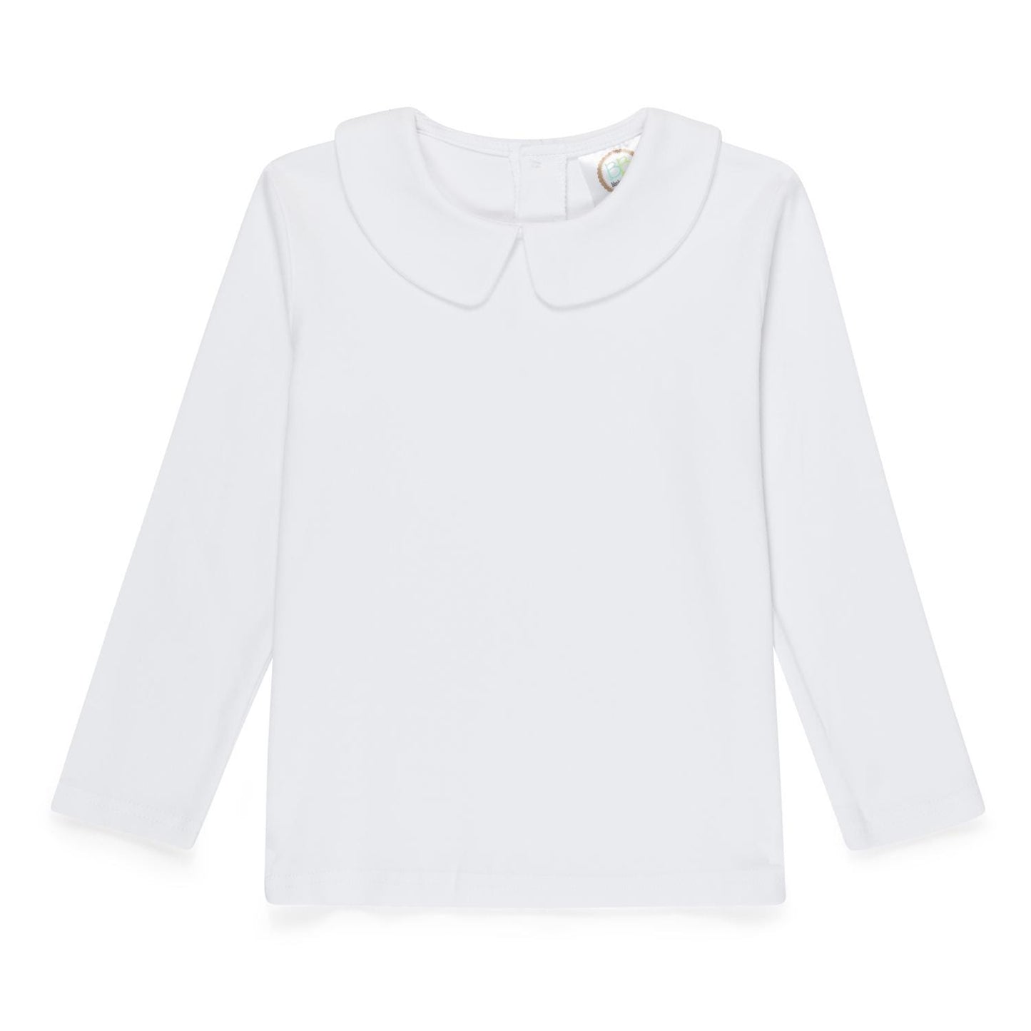 Long Sleeve Peter Pan Collared Shirt