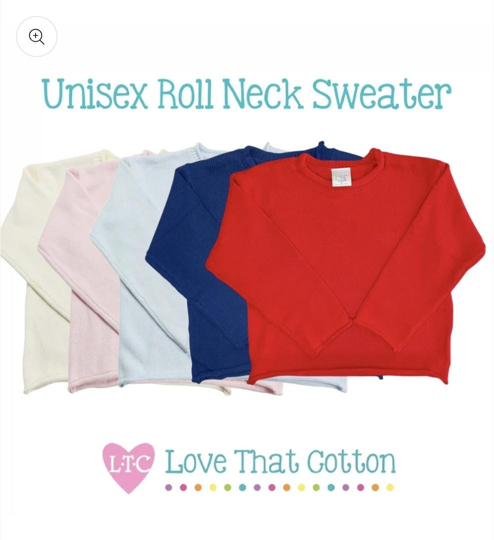 BIG SIS Roll Neck Sweaters