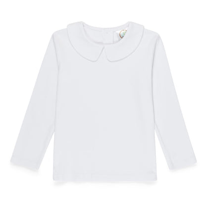 White Peter Pan Collar Shirt