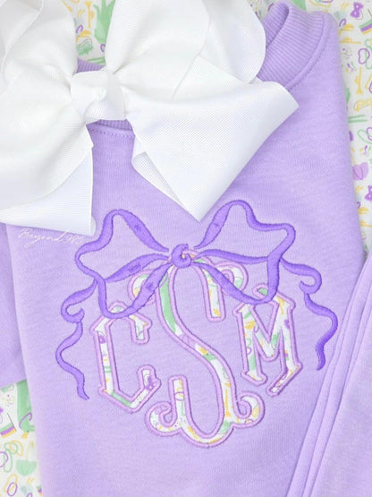 Bow and Liberty of London Applique Monogram