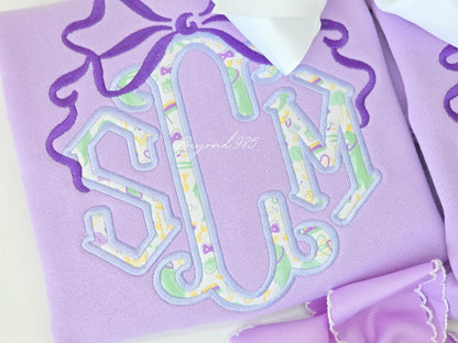 Bow and Liberty of London Applique Monogram