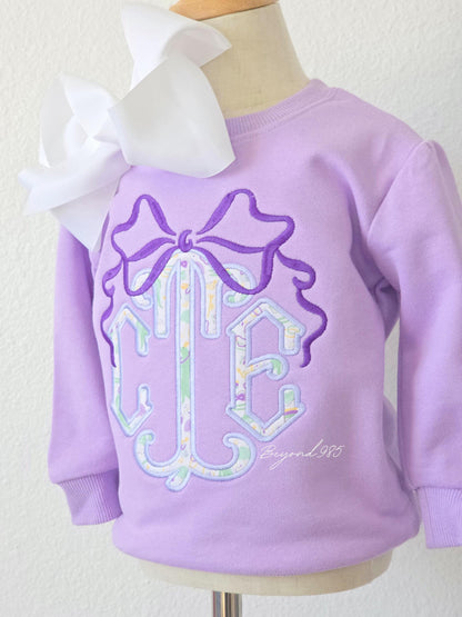 Mardi Gras Monogram Sweatshirt